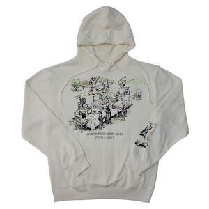 Women's Character Kangaroo Pocket Adjustable Drawstring Hoodie - Winne The Pooh